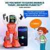 mirana moonwalker | smart interactive chat gpt ai robot toy for kids | usb rechargeable type c | ar games & in built bluetooth speaker | remote & app controlled | gift for boys & girls 2+ years (red)