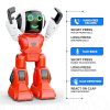mirana moonwalker | smart interactive chat gpt ai robot toy for kids | usb rechargeable type c | ar games & in built bluetooth speaker | remote & app controlled | gift for boys & girls 2+ years (red)