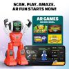 mirana moonwalker | smart interactive chat gpt ai robot toy for kids | usb rechargeable type c | ar games & in built bluetooth speaker | remote & app controlled | gift for boys & girls 2+ years (red)