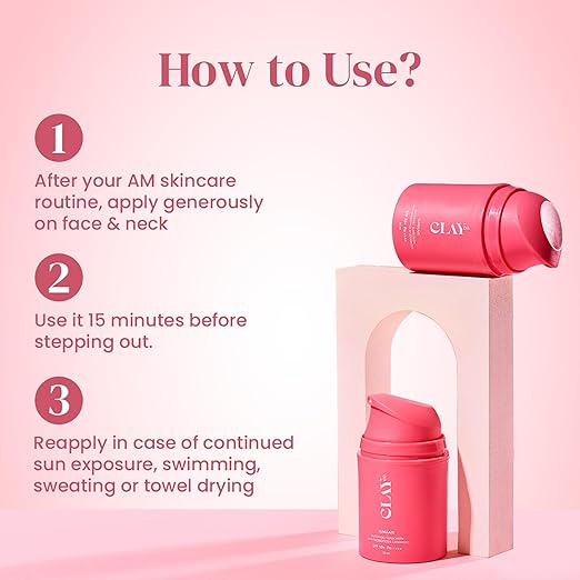 clayco sunglaze sunscreen spf 50 pa++++ | probiotic & ceramide infused | lightweight, non greasy & fast absorbing | broad spectrum uva, uvb & blue light protection | hydrating & brightening | for all skin types (50ml)