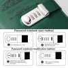 xiyunte diaries with lock, a5 adult diary with lock, vintage pu leather journal notebook with pen, personal diary with pen holde 200 pages 100gsm premium thick paper, gift box green
